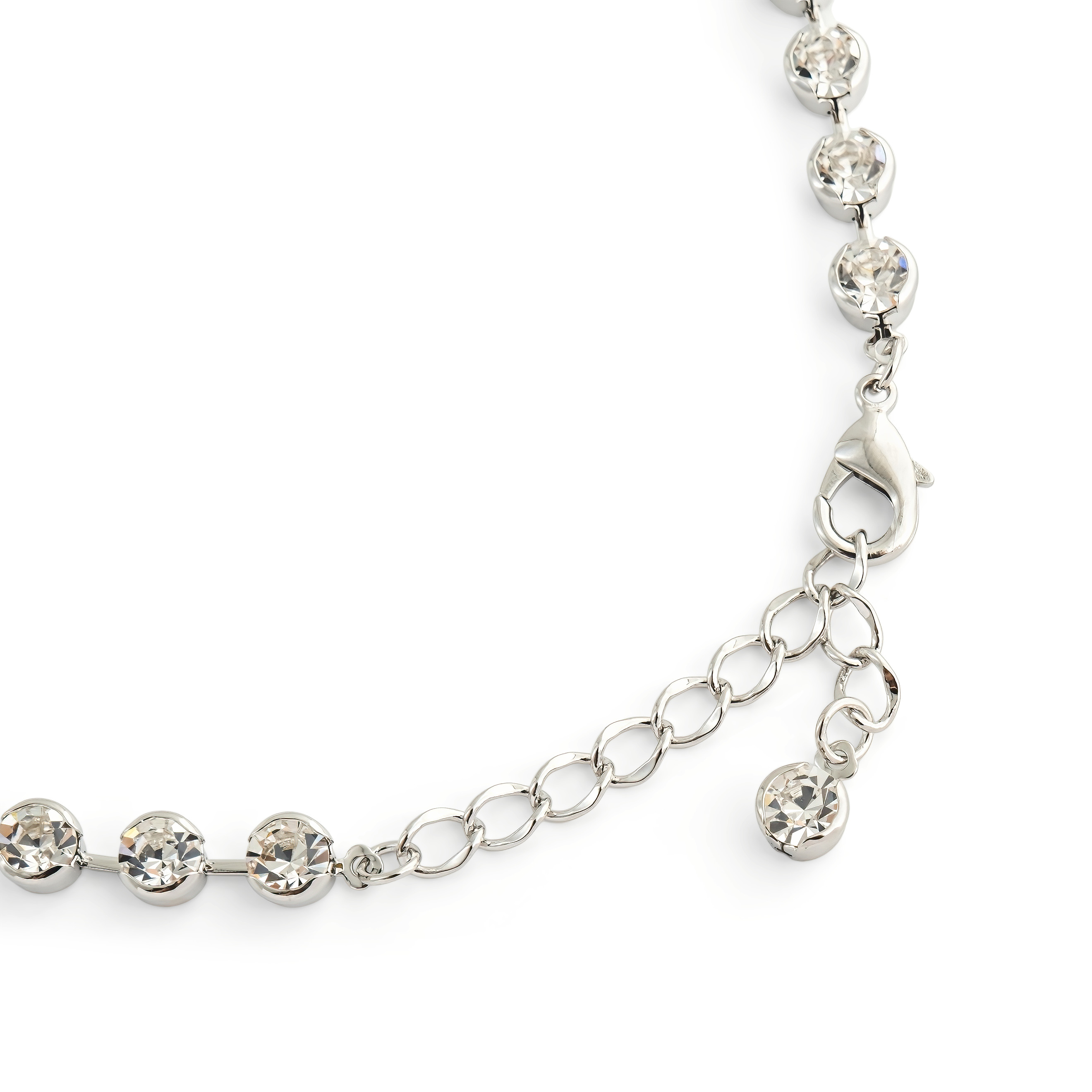 Silver sautoire completely covered with crystals